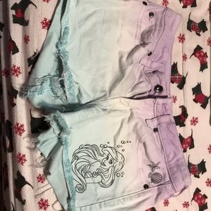 The little mermaid shorts
